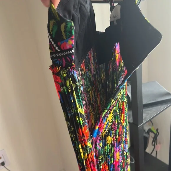 3.1 Phillip Lim floral colorful plisse dress - Picture 13 of 16